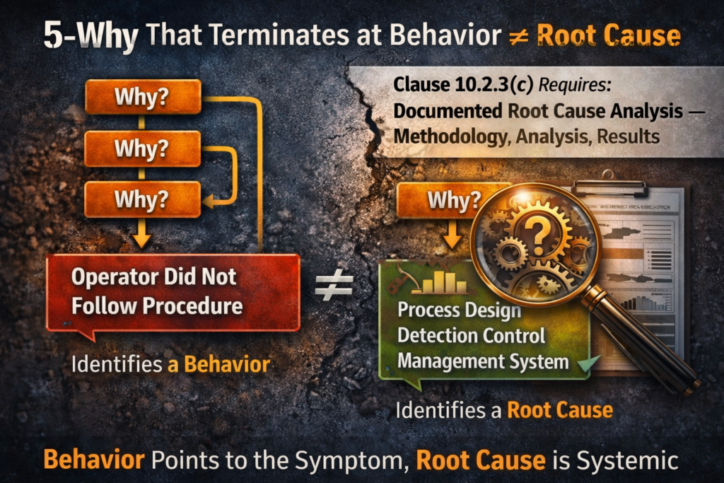 IATF 16949 Clause 10.2.3