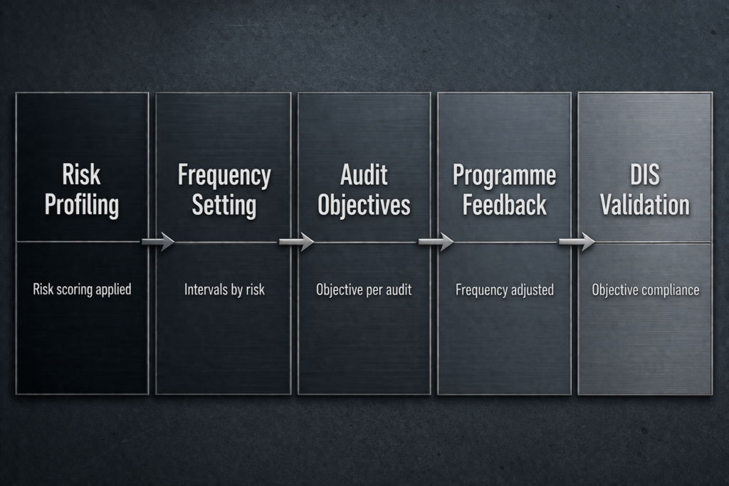 risk-based internal audit programme ISO 9001